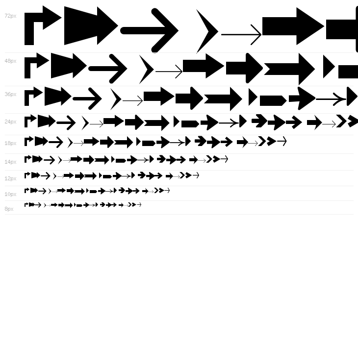 Arrows tfb Waterfall