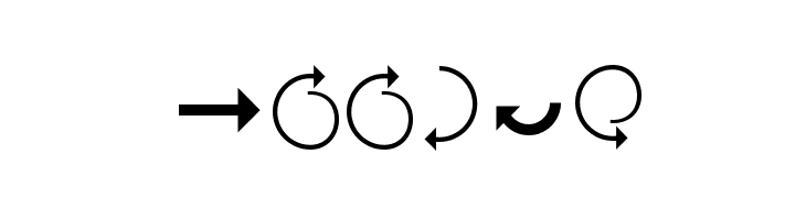 Arrows Шрифта