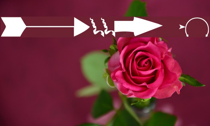 Arrows#1 Font examples