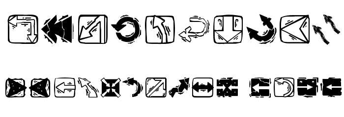ArrowsOSeven Font OTHER CHARS