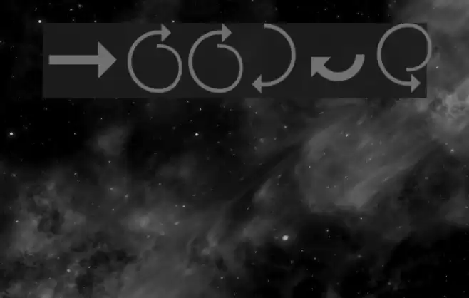 Arrows Font examples