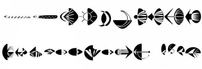 Arrowy-Three Font OTHER CHARS