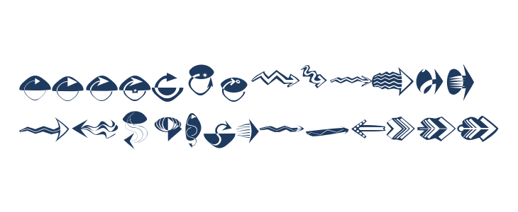 Arrowy-Three Lowercase