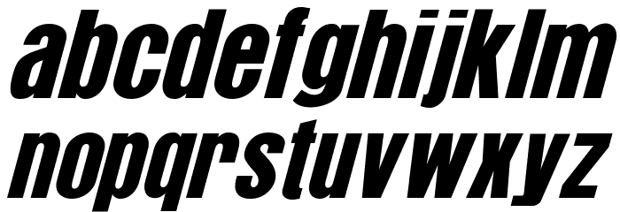 Arroyo Italic Font LOWERCASE