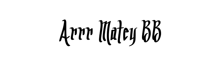 Arrr Matey BB Font