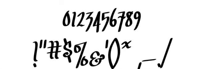 Arrr Matey BB Font OTHER CHARS