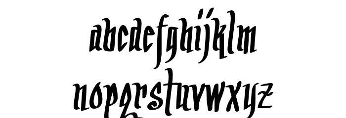 Arrr Matey BB Font LOWERCASE