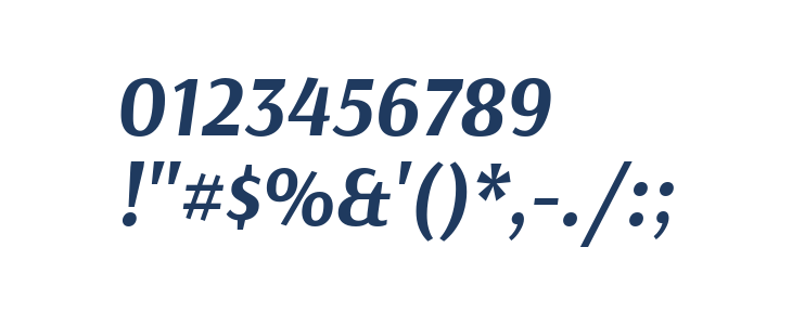 Arsenal Bold Italic Other Characters