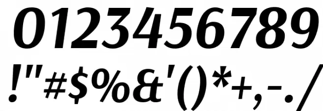 Arsenal Bold Italic Font OTHER CHARS