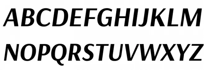 Arsenal Bold Italic フォント 大文字
