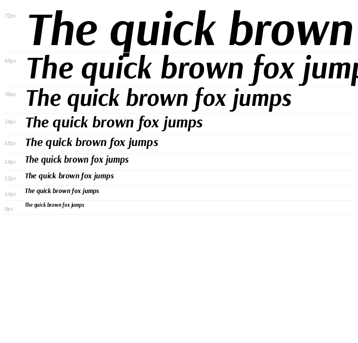 Arsenal Bold Italic Waterfall