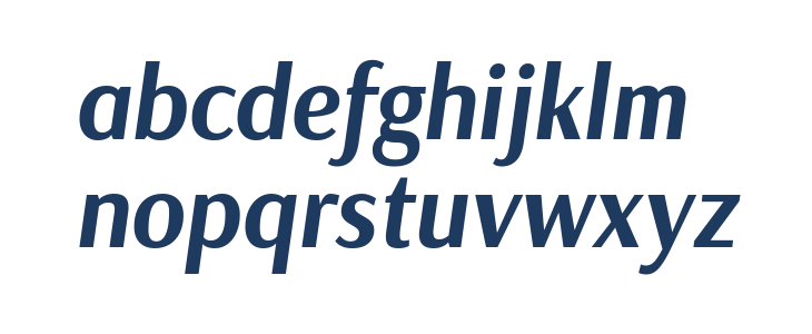 Arsenal Bold Italic Lowercase
