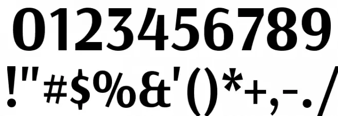 Arsenal Bold Font OTHER CHARS