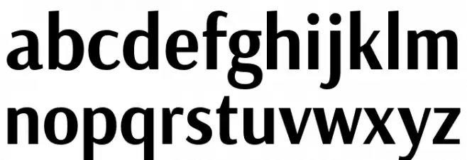 Arsenal-Bold Schriftart Kleinbuchstaben