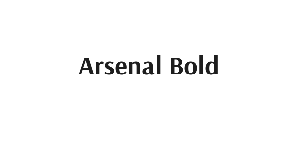 Arsenal Bold Logo