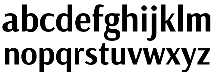 Arsenal Bold Font LOWERCASE