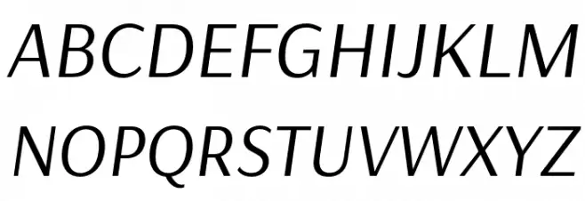 Arsenal-Italic Fonte MAIÚSCULAS