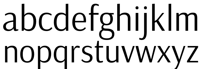Arsenal-Regular Font LOWERCASE