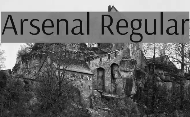 Arsenal Regular Font examples
