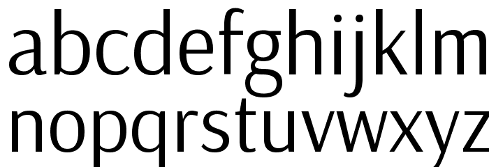 Arsenal Regular Font LOWERCASE