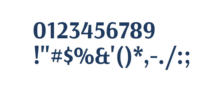 Arsenal SC Bold Other Characters