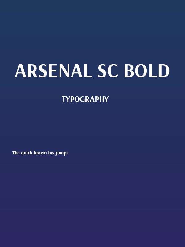 Arsenal SC Bold Poster