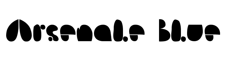 Arsenale Blue Font