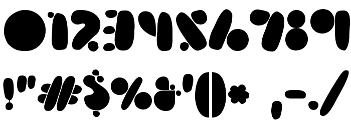 Arsenale Blue Font OTHER CHARS