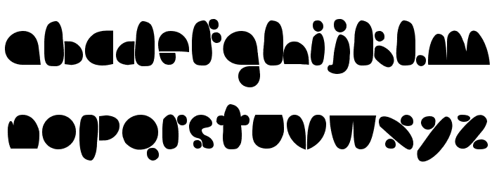 Arsenale Blue Font LOWERCASE