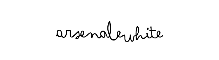 Arsenale White  フリーフォントのダウンロード