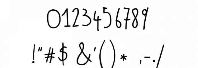 Arsenale White Font OTHER CHARS