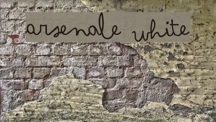Arsenale White Font examples