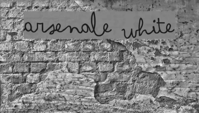 Arsenale White Шрифта examples