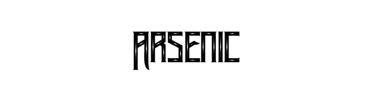 Arsenic  免费字体下载