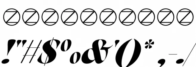 Arsenica Trial Bold Italic Font OTHER CHARS