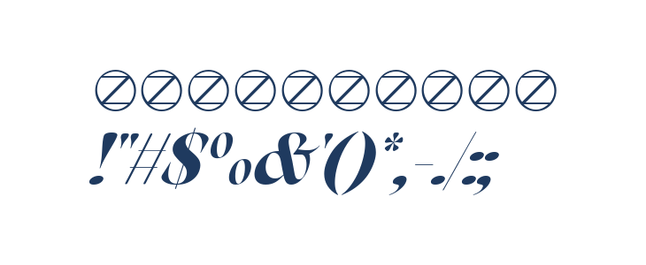 Arsenica Trial Demibold Italic Other Characters