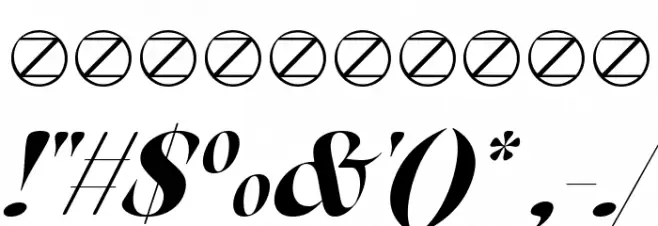 Arsenica Trial Demibold Italic Font OTHER CHARS