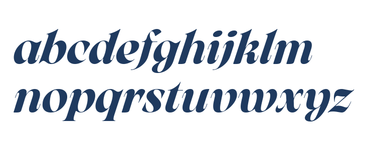 Arsenica Trial Demibold Italic Lowercase