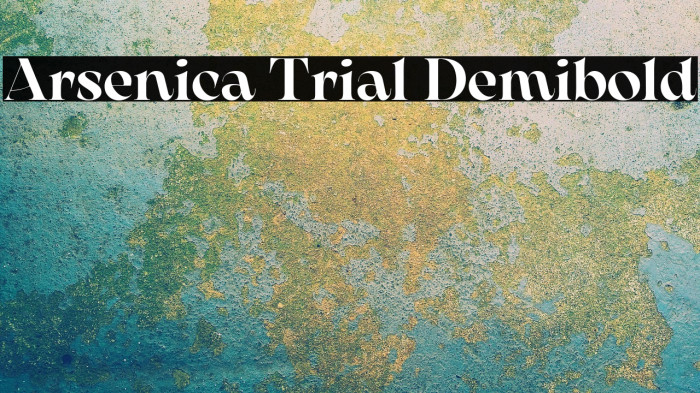 Arsenica Trial Demibold Example 2