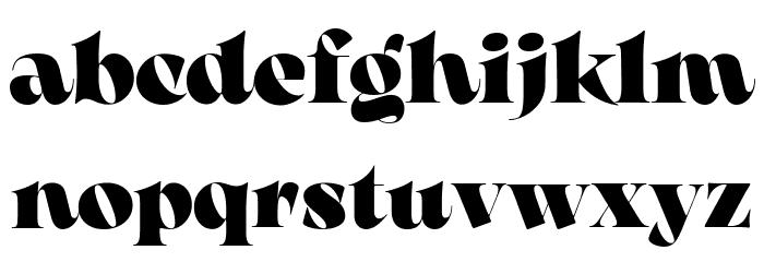 Arsenica Trial Extrabold Font LOWERCASE