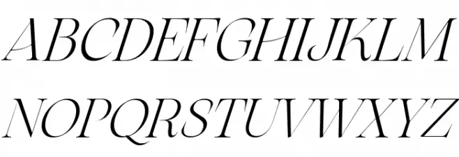 Arsenica Trial Light Italic Шрифта ВЕРХНИЙ