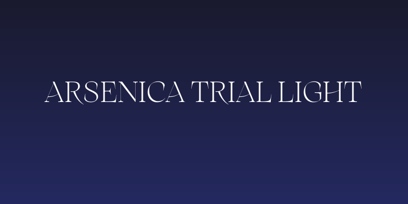 Arsenica Trial Light Social Header