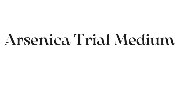 Arsenica Trial Medium Logo