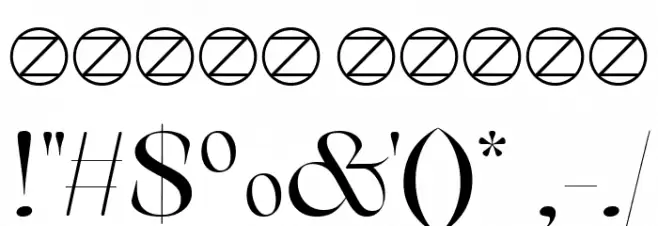 Arsenica Trial Regular Font OTHER CHARS