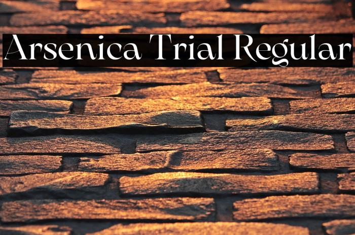 Arsenica Trial Regular Example 3