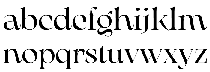 Arsenica Trial Regular Font LOWERCASE