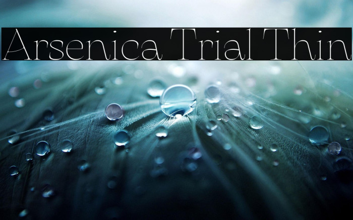Arsenica Trial Thin Example 1