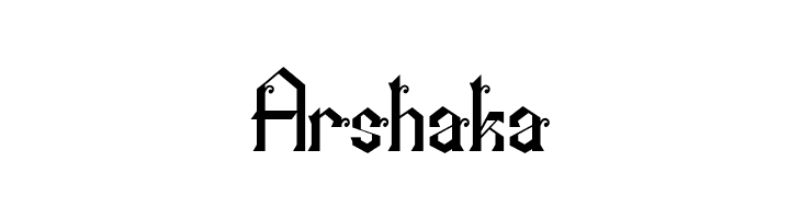 Arshaka  font caratteri gratis