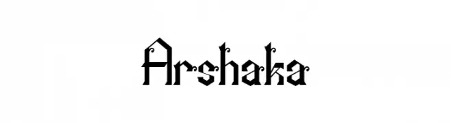 Arshaka  les polices de caractères gratuit tlcharger