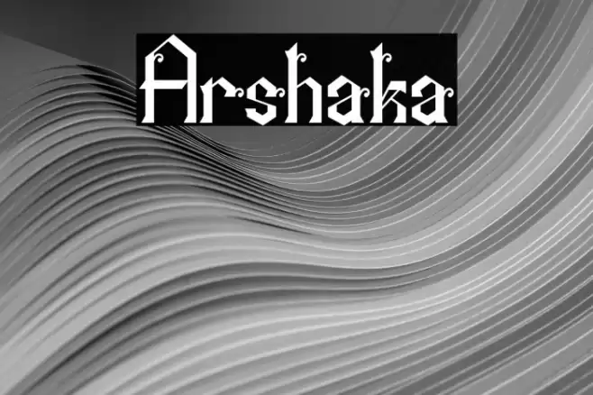 Arshaka Font examples